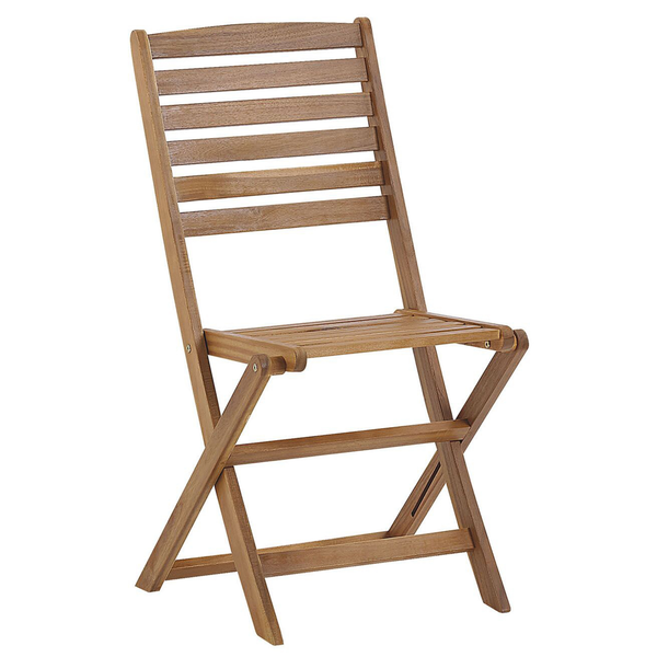 Gartenstuhl 6er Set TOLVE Akazienholz Braun
