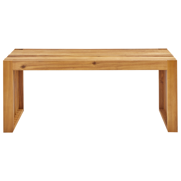 Gartenbank BELLANO 105 cm Akazienholz Braun