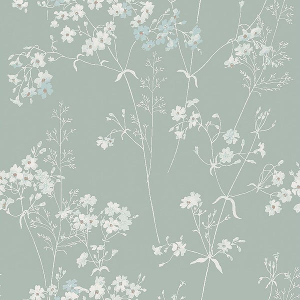 Next Vliestapete | Leaf - Blau - 10mx52cm