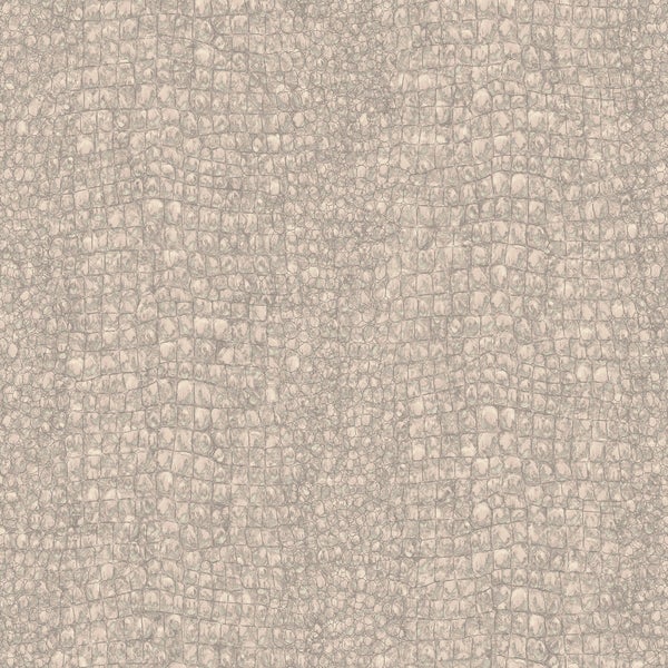 Sublime | Vliesbehang - Kroko - Taupe