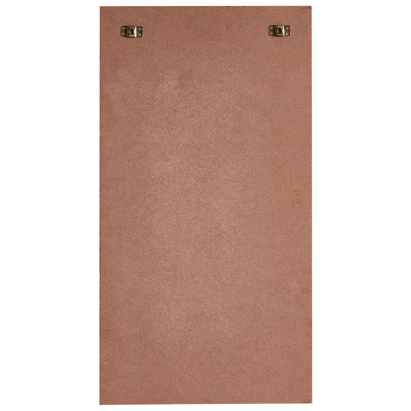 Dekorativer rechteckiger Spiegel mit getuftetem Rahmen