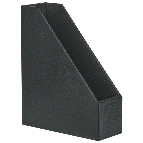 Stehsammler 4er Set SUMER Kunstleder Schwarz | HORNBACH