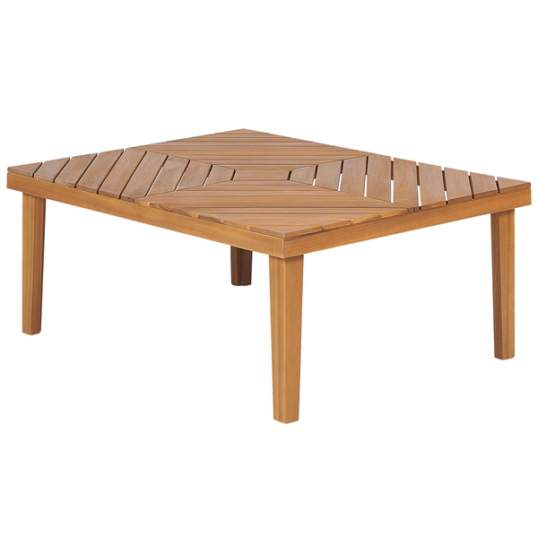 Garten Ecksofa mit Tisch 4-Sitzer BARATTI linksseitig Akazienholz Braun