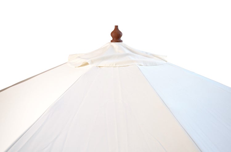 Sonnenschirm quadratisch 250 cm weiß Windauslass UPF 50