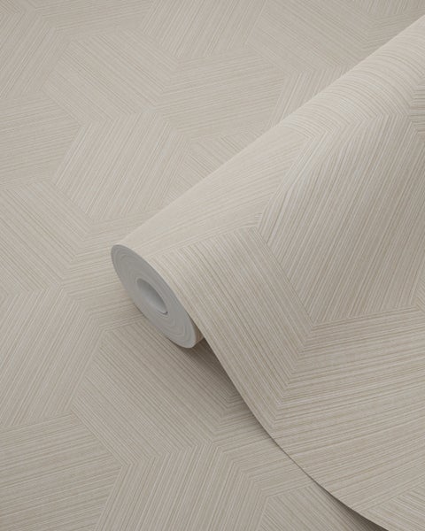 Origin Wallcoverings Tapete 3D-Muster Hellbeige - 50 x 900 cm - 347993