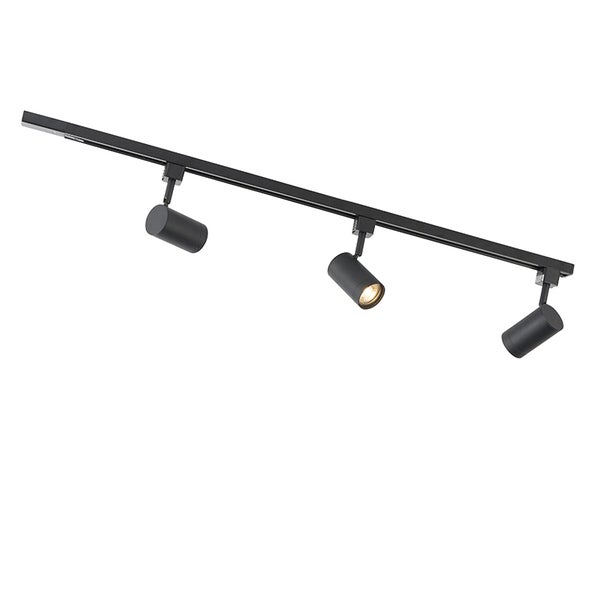 Smart Rail System schwarz inkl. 3 WiFi GU10 1-phasig - Jeana