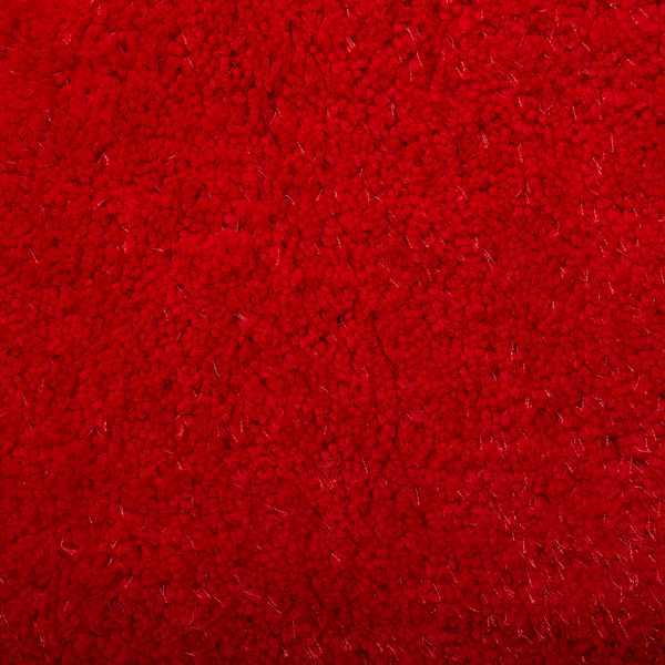 Zottelteppich DEMRE Rot 200 x 200 cm