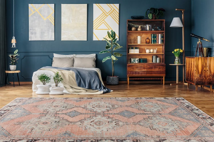 Flachflor Teppich Yandina Multi Vintage 80 x 150 cm