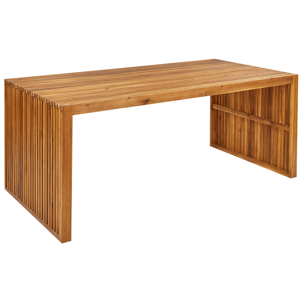 Gartenmöbel Set mit Bänken 6-Sitzer SULZANO Akazienholz Braun