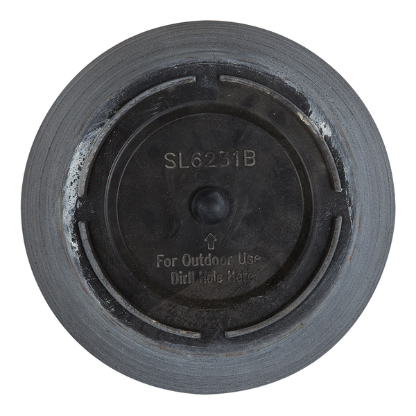 Blumenkübel KATALIMA Stein 43 cm Grau