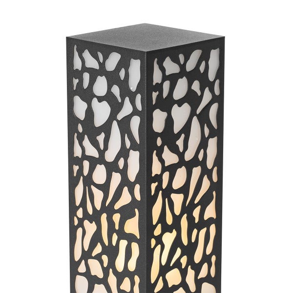 Moderner Außenpoller schwarz 40 cm IP44 - Nicole