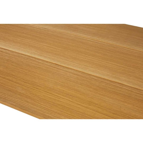 Martinus Gartentisch 100x210cm schwarz,Teak dekor. 210 X 100 X 75 cm