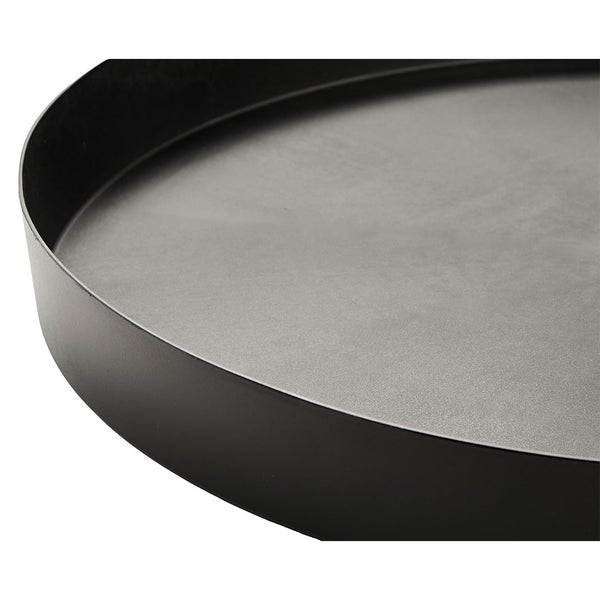 Wat Spiegelbecken Ø57cm schwarz. 4er Set