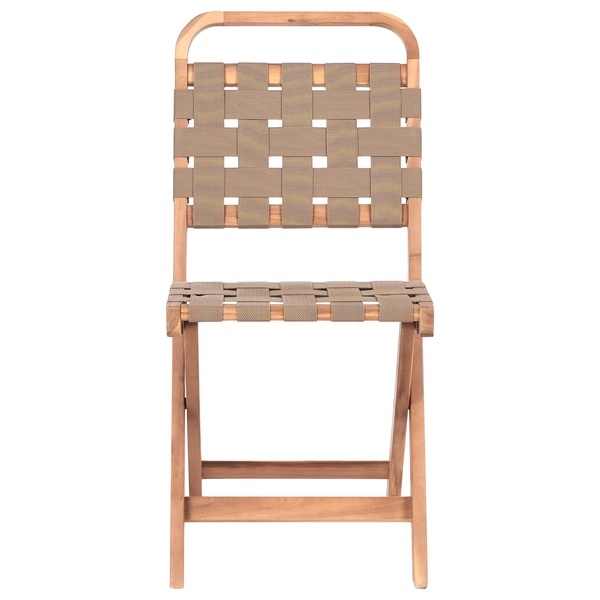 Bistro Set klappbar CALCIANO zertifiziertes Akazienholz Braun