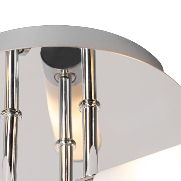 Moderne Badezimmer-Deckenleuchte Chrom 3-flammig IP44 - Bath