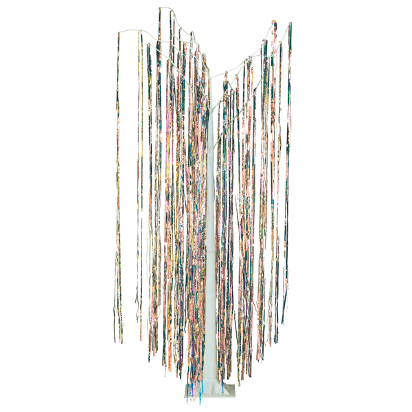 Lametta Baum zur Dekoration