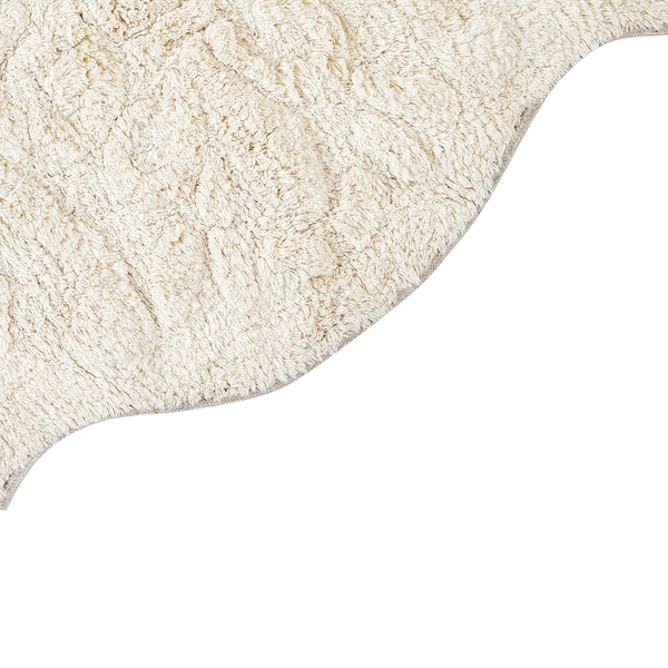 Badematte CANBAR Hellbeige 150 x 60 cm Baumwolle