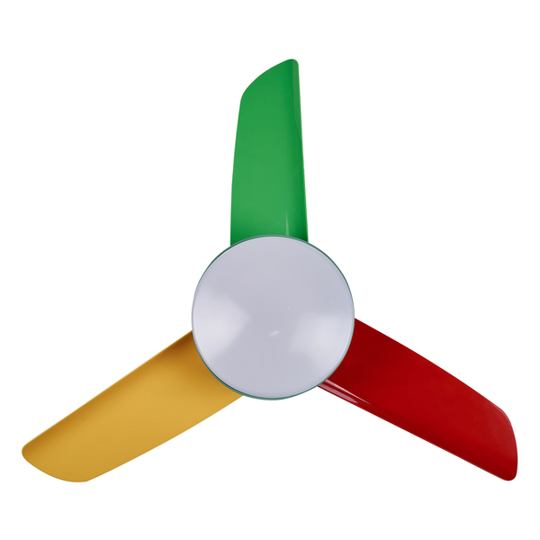Deckenventilator mit Licht STRAWBERRY mit Fernbedienung Bunt
