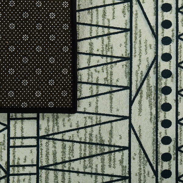 Teppich KEBAN Schwarz 160 x 230 cm