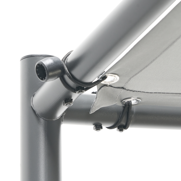 Pavillon VIMINO Metall 282 cm 294 cm Grau