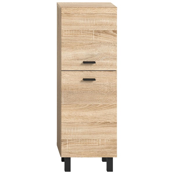 Boston Badschrank 2 Türen Eiche Dekor. 30 X 29 X 80 cm