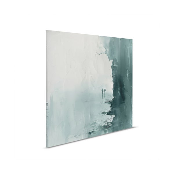 Abstraktes Gemälde mit Personenmotiv für die Wanddekoration