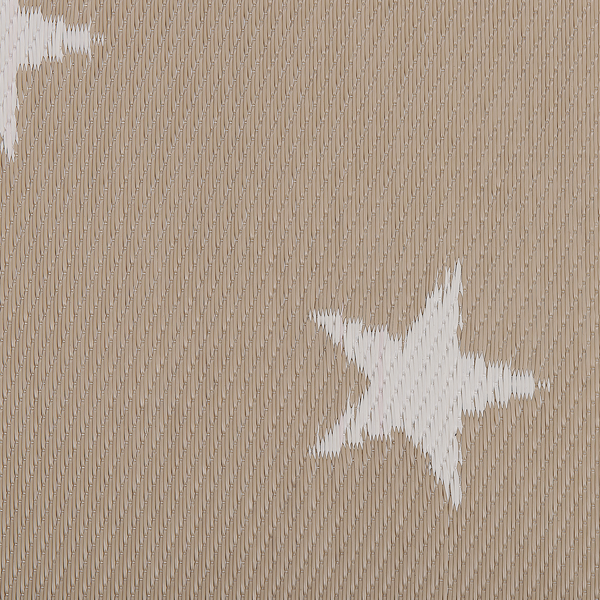 Outdoorteppich LATUR Sandbeige 120 x 180 cm