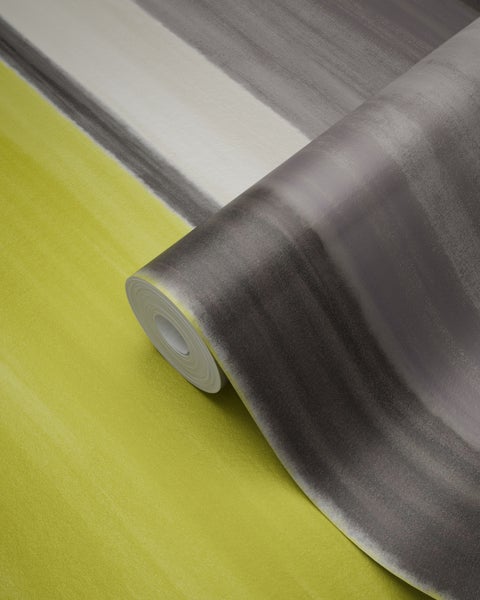 Origin Wallcoverings Tapete Streifen Ockergelb und Braun - 53 cm x 10.05 m - 346931