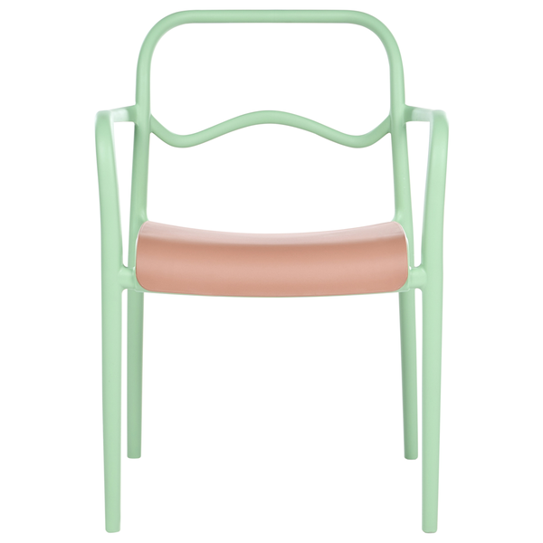 Stuhl aus Kunststoff mit Sitzfläche