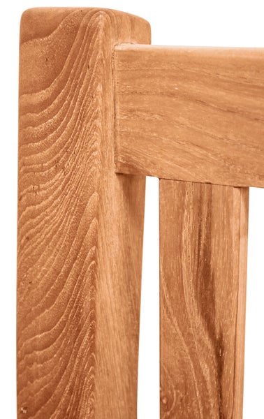 Teak Loungesofa Loungebank 3-Sitzer Massivholz inkl. Sitzkissen premium