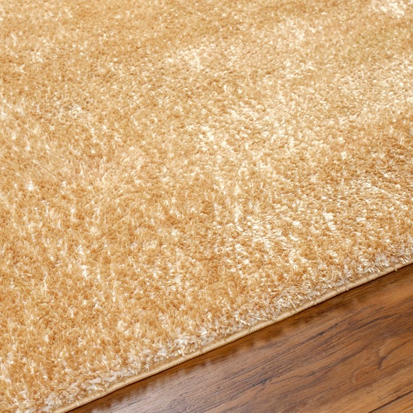Hochfloriger Shaggy-Teppich Einfarbig Gelb 160x213 cm CLAIRE