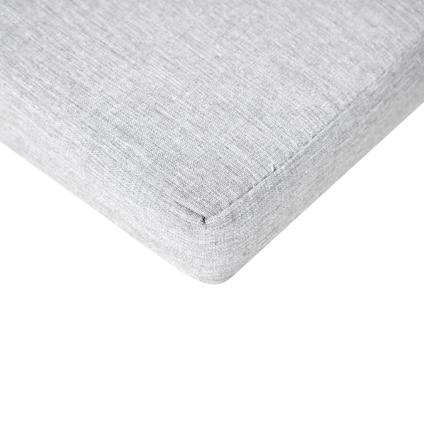 Set mit 2 Stühlen und Sitzkissen JAVA PREMIUM Akazienholz Grau