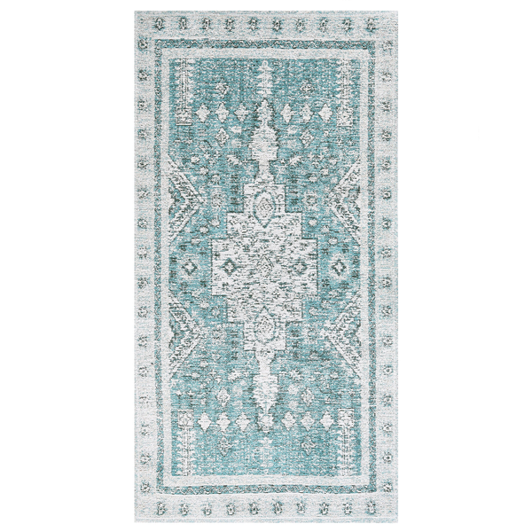 Teppich FULLA Mintgrün 80 x 150 cm Baumwolle