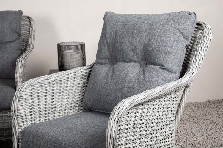 Vikelund Lounge-Set 4 Teile grau. 63 X 112 X 45 cm
