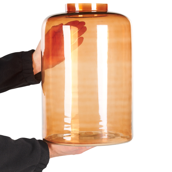 Dekovase MIRCHI Glas 41 cm Orange