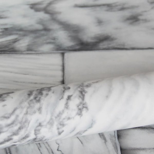 Origin Wallcoverings Tapete Marmor-Optik Crême-Weiß - 53 cm x 10.05 m - 337254