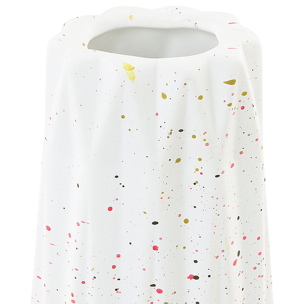 Blumenvase AMALIADA Steinzeug 24 cm Weiß