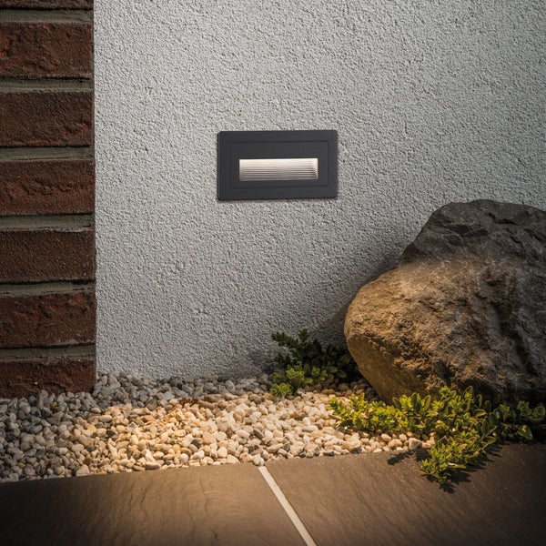 Paulmann LED Wandleuchte Puka mit Bewegungsmelder für den Außenbereich inklusive Produktverpackung