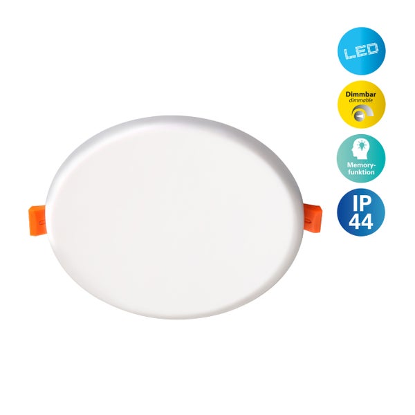 LED Lampe mit Dimmfunktion, Memory Funktion und Schutzart IP44