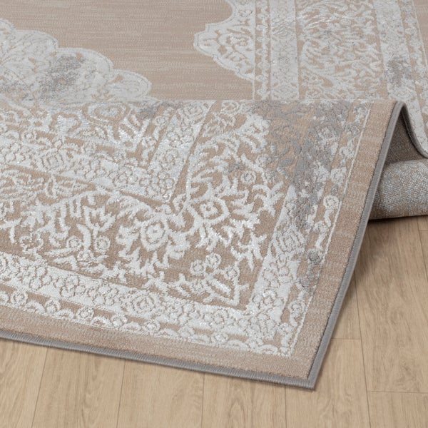 Vintage Orientalischer Teppich Beige/Grau 200x275 cm AZRA