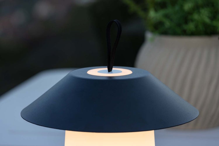 Rubu Tischleuchte LED für den Außenbereich schwarz. 24 X 24 X 26 cm