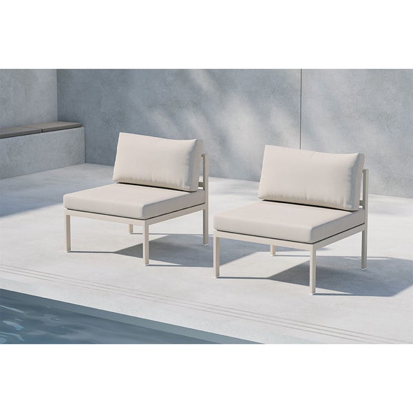 Copacabana Gartensofa Mittelsegment beige. 70 X 74 X 65 cm