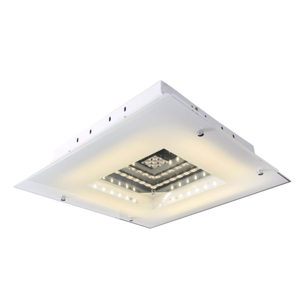 Quadratische Deckenleuchte mit LED-Beleuchtung