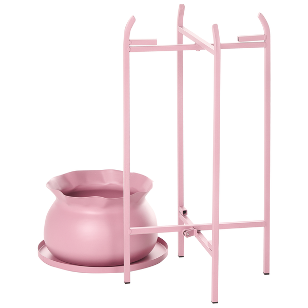 Blumenständer mit Übertopf und Untersetzer