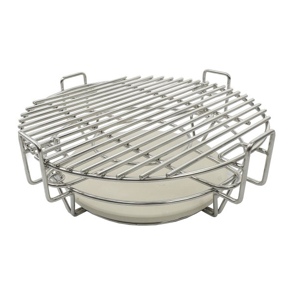 Grillrost aus Metall mit Keramikplatte für Grills