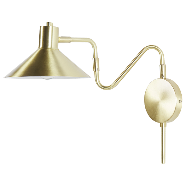 Wandlampe BALIEM verstellbar Metall Gold