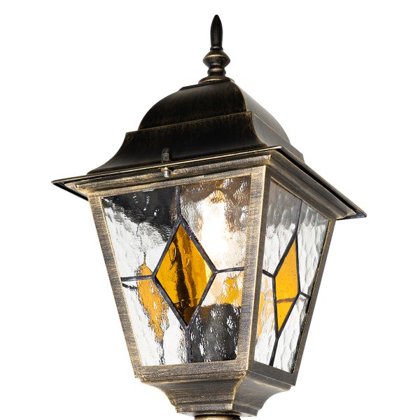 Vintage Außenlaterne Antikgold 240 cm 2-flammig - Antigua