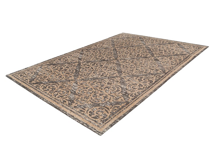 Flachflor Teppich Shiori Beige Vintage 160 x 230 cm
