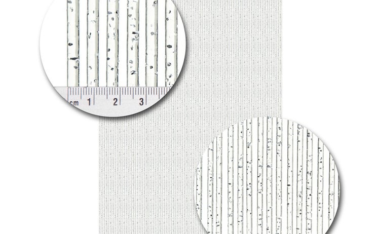 Fliegenvorhang Kunststoff Como Glitzer Silber - 100cm x 240cm