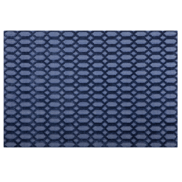 Teppich CIZRE Marineblau 140 x 200 cm Viskose